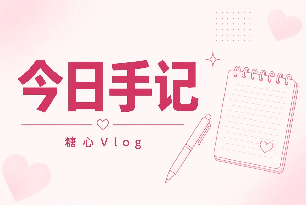 糖心Vlog 今日便笺